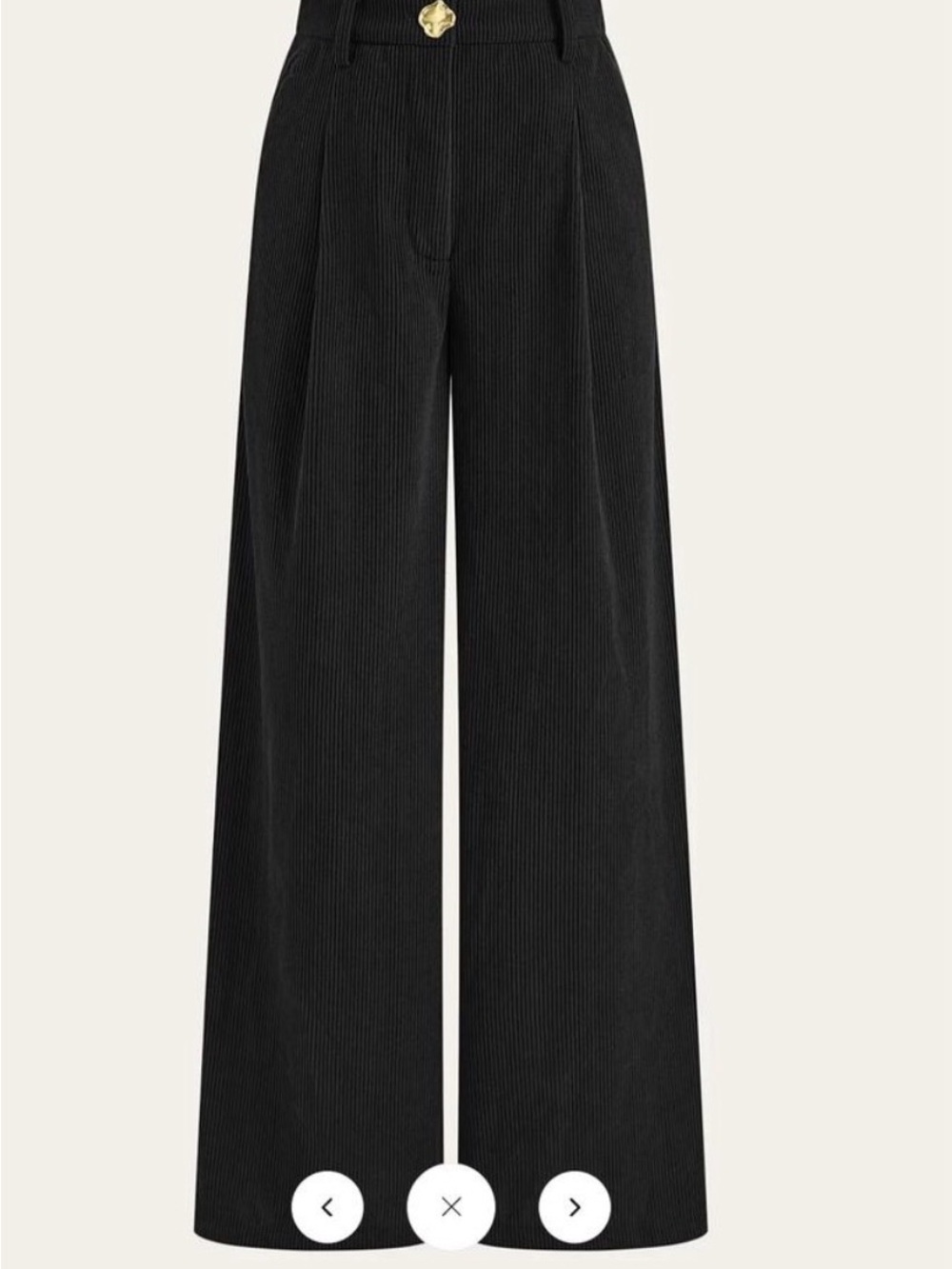 Commence Wide Leg Navy Corduroy pants - Women's